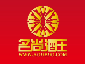 何錦江的名尚酒莊進口紅酒logo設計