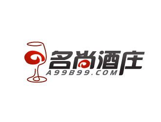 曉熹的名尚酒莊進口紅酒logo設計