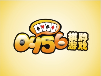 鄭國麟的0456棋牌游戲logo設計