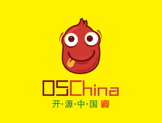 文大為的開源中國OSChina 卡通LOGOlogo設計