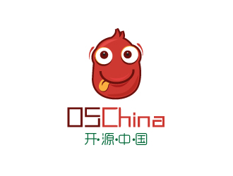 文大為的開源中國OSChina 卡通LOGOlogo設計