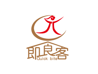 何錦江的Quick bite 即食客logo設(shè)計(jì)