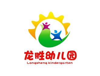 譚家強的龍勝幼兒園logo設(shè)計