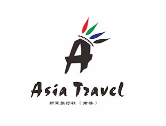 AR科技核心～雪狐設計的Asia Travel    新亞旅行社  （南非）logo設計