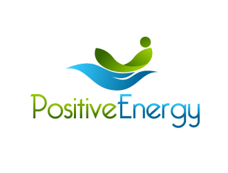 曉熹的positive energy massage （正能量按摩）logo設計