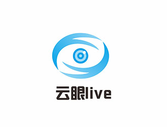 AR科技核心～雪狐設計的云眼live高科技logologo設計