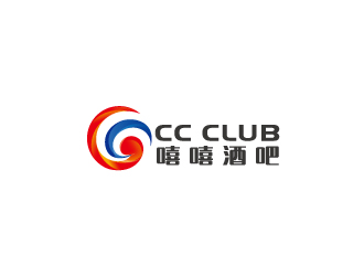 周金進的嘻嘻酒吧，，，英文用CC CLUBlogo設計