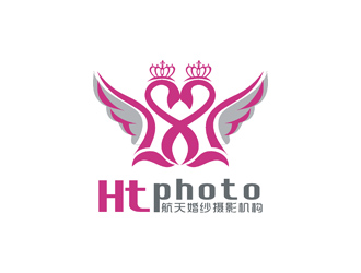 許明慧的航天婚紗攝影機(jī)構(gòu)/HTphotologo設(shè)計