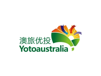 澳旅優(yōu)投 英文名 Yotoaustralialogo設計