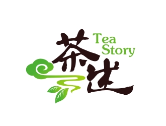 茶述茶館茶社logo設計