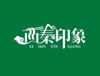 西秦印象小吃店鋪logologo設(shè)計