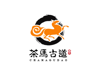 Ze的茶馬古道茶業茶館logo設計