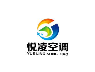 周金進的悅凌空調logo設計