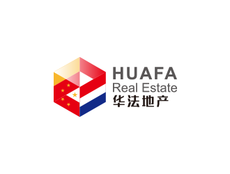 華法地產 HUAFA Real Estate   法國投資，置業，安家一站式服務平臺logo設計