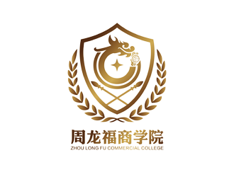 譚家強的周龍福商學院logo設計