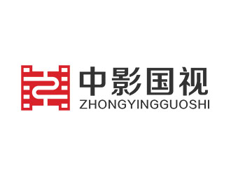 郭重陽的字體印章標志-中影國視logo設計