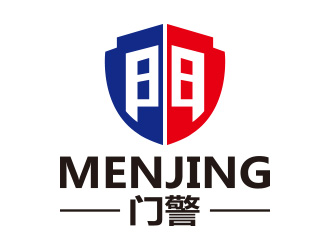 門警盾牌logologo設計