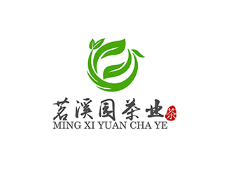 潘樂的茗溪園茶葉店logo設計