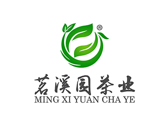 潘樂的茗溪園茶葉店logo設計