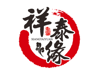 祥泰緣水餃店logologo設計