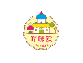 孫金澤的吖咪歐YMOCAKE蛋糕logo設(shè)計(jì)