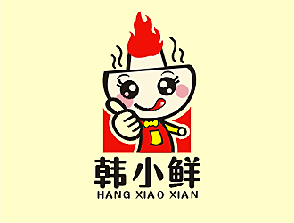 勞志飛的韓小鮮（字體設計）logo設計