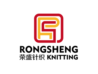 何錦江的榮盛針織RONGSHENG KNITTING商標設計logo設計