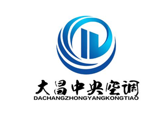 大新縣大昌冷氣設備有限公司標志logo設計