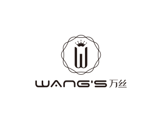 WANG'S 萬絲婚紗禮服定制工作室logologo設(shè)計(jì)