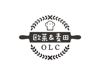 歐萊&麥田烘培店logologo設計