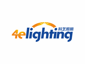 4elighting/科藝照明logo設計