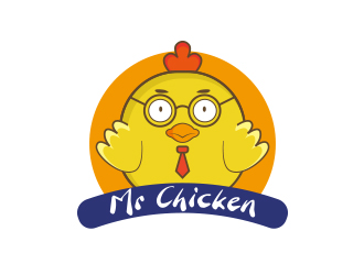 Mr Chicken炸雞商標logo設計