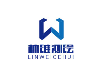 朱紅娟的林維測繪logo設計