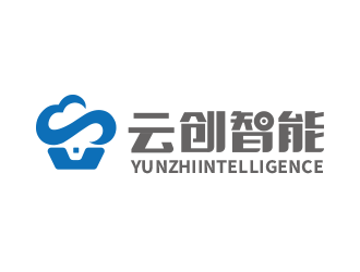 劉歡的云創智能云朵logologo設計