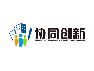 鐘炬的協同創新logo設計