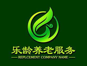 鐘炬的湖南省樂齡養老服務有限公司logo設計