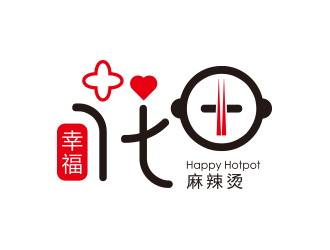 孫金澤的幸福花田麻辣燙 （Happy Hotpot）logo設(shè)計