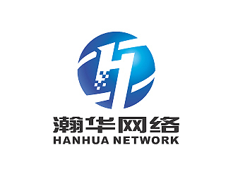 彭波的新疆瀚華網絡科技有限責任公司logo設計