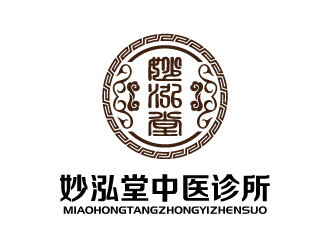 妙泓堂中醫診所logo設計