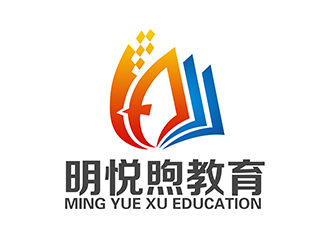 潘樂的明悅煦教育培訓單色logologo設計