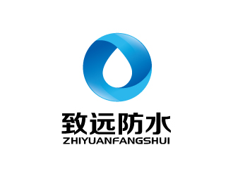 張俊的建筑防水工程單色logologo設計