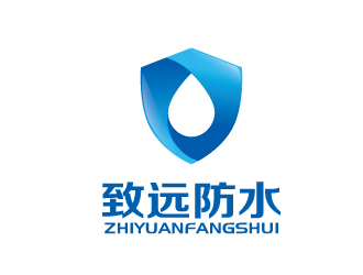 張俊的建筑防水工程單色logologo設計