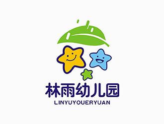 梁俊的林雨幼兒園logo設計