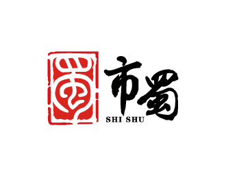 周金進的市蜀美食logo設計logo設計