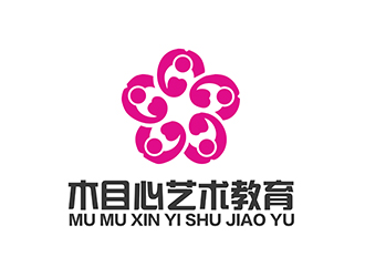 潘樂的木目心藝術(shù)教育logo設(shè)計(jì)