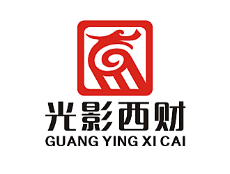 勞志飛的光影西財logo設計