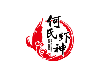 孫金澤的何氏蝦神. 酸菜魚logo設計