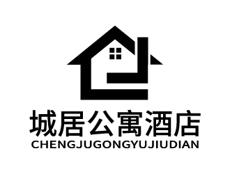 張俊的城居公寓酒店logo設計