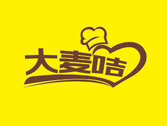 趙軍的大麥咭蛋糕店logologo設計