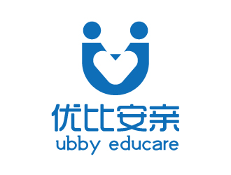 張俊的優比安親兒童教育logo設計